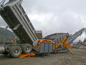 Descargador de camiones Trackstack VL1000