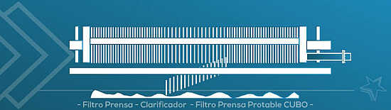 Filtro prensa - Clarificador - Filtro prensa CUBO